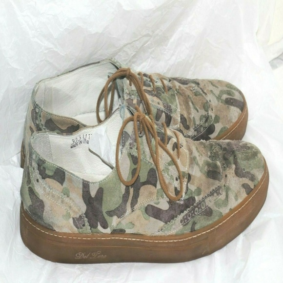 Mens Del Toro Mens Camo Fashion suede oxfords 13 main image 2